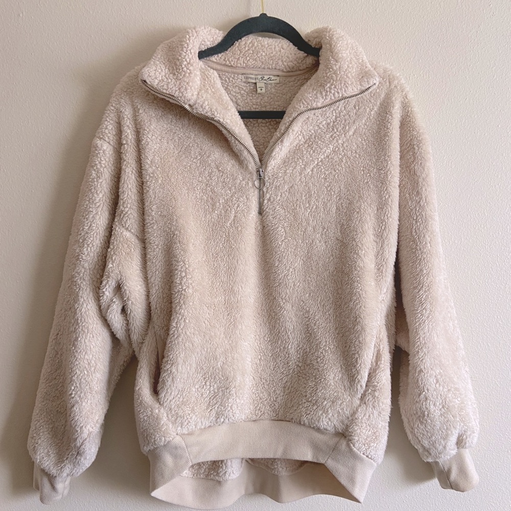 Women’s 3/4 Zip Sherpa Sweater